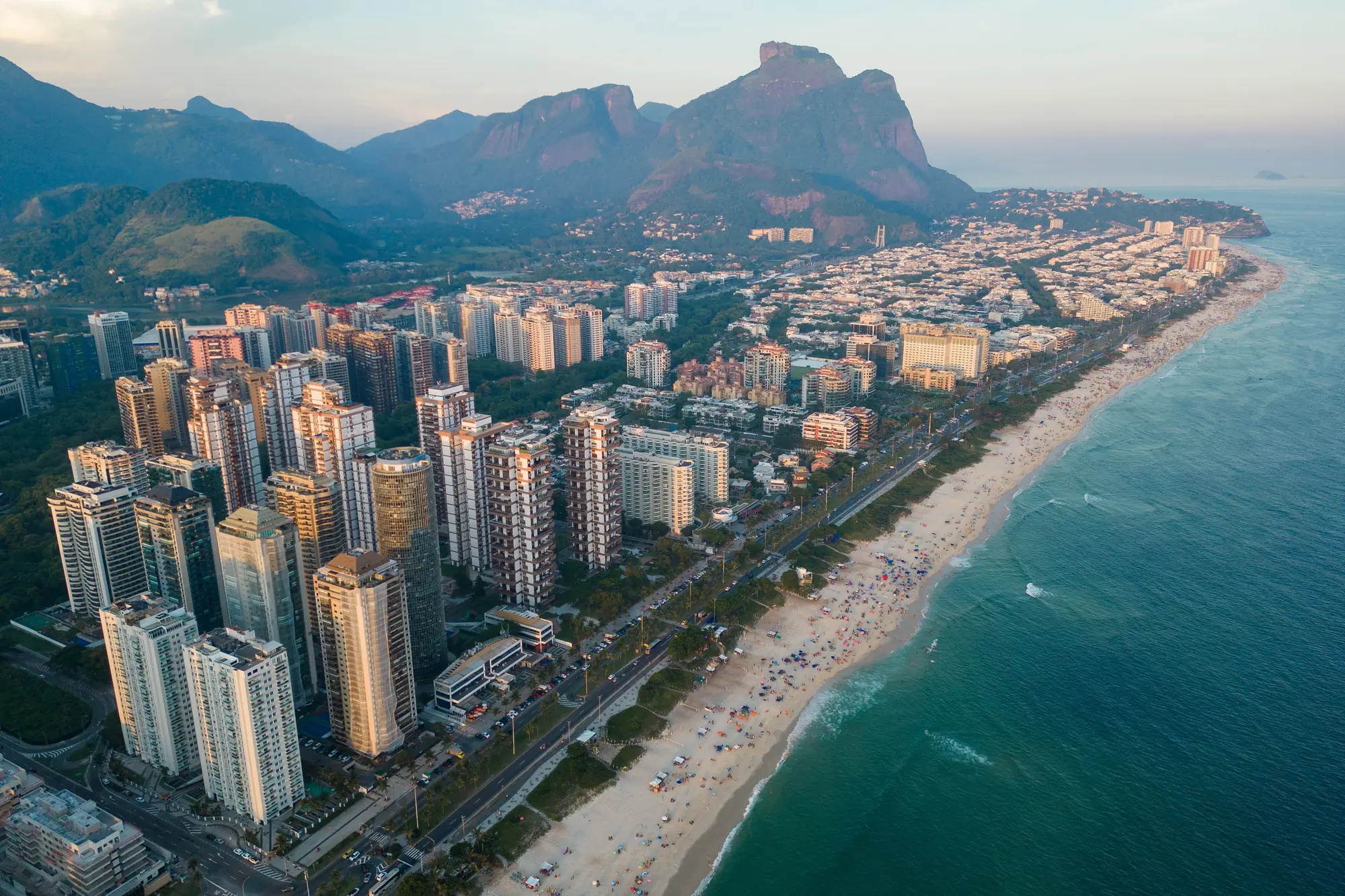 Vista aérea da Barra da Tijuca